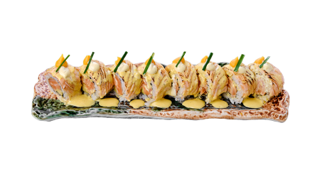 TROPICAL SALMON CEVICHE ROLL